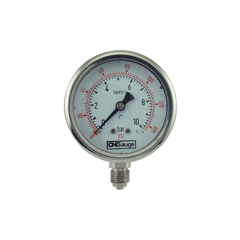 181A & 182A Crimped All SS Welded Liquid Filled Pressure Gauge