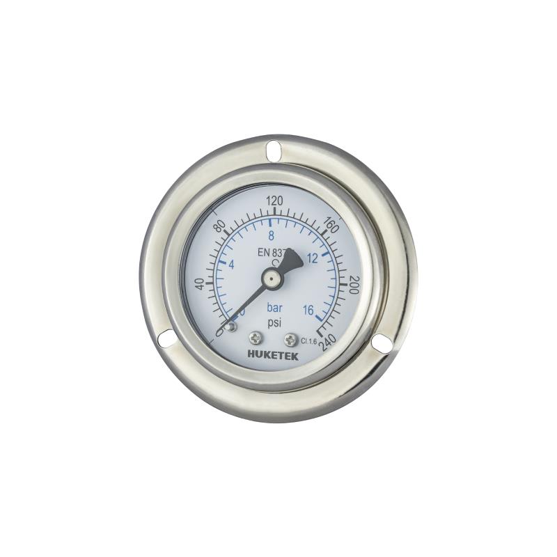 211F & 212F Crimped Mild Steel Case Standard Pressure Gauge
