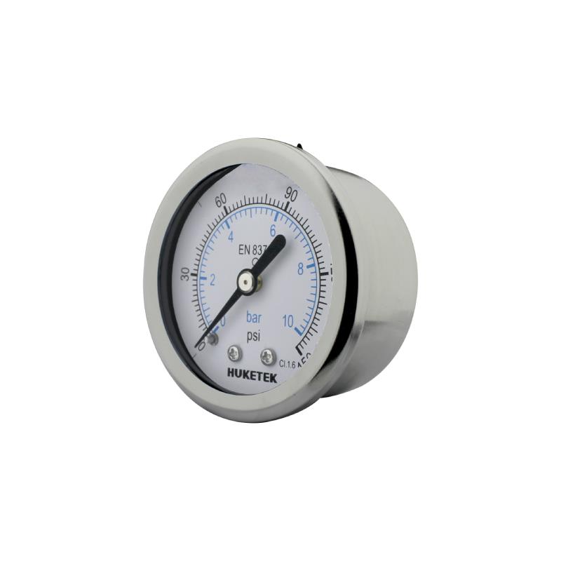 233B Crimped Chromed Steel Case Standard Pressure Gauge